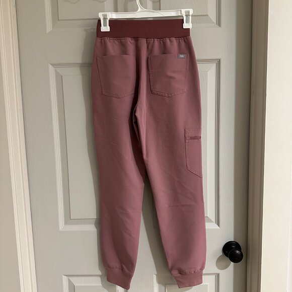FIGS Mauve Zamora Jogger Scrub Pants - Picture 2 of 4
